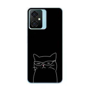 Чохол з малюнком кіт на Blackview Oscal C70 (Байдужий кіт)