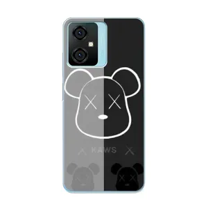 Чехлы для Blackview Oscal C70 - Bearbrick Louis Vuitton (PREMIUMPrint) (БеарБрик глаза)