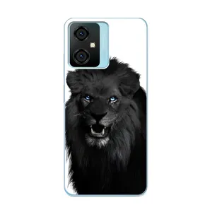 Чохли з картинкою животних Blackview Oscal C70 (Чорний ЛЕВ)