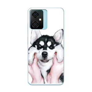 Чохли з собаками для Blackview Oscal C70 (VPrint) (Радісний Хаскі)