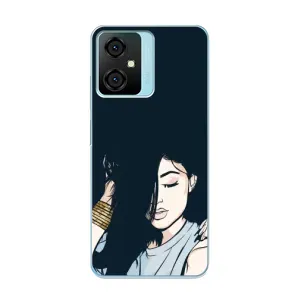 Чохол з друком для Blackview Oscal C70 - (Мода) (AlphaPrint) (Гарна дівчина)