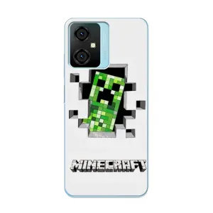 Чохол Майнкрафт на Blackview Oscal C70 (AlphaPrint) Minecraft (кріпер Майнкрафт)