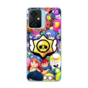 Чехол для Blackview Oscal C70 Бравл Старс (VPrint) (Лого Brawl Stars)