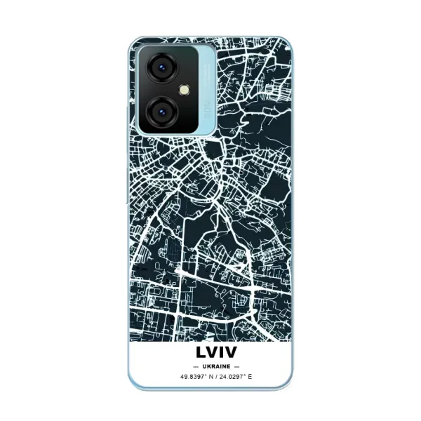 Чехол с принтом «Львов» для Blackview Oscal C70