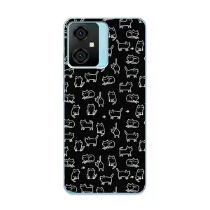 Чохол з принтом для Blackview Oscal C70 (AlphaPrint) Модні коти (Маленькі котики)