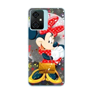 Чохол Disney Mouse Blackview Oscal C70 (PREMIUMPrint) (Minni з бантіком)