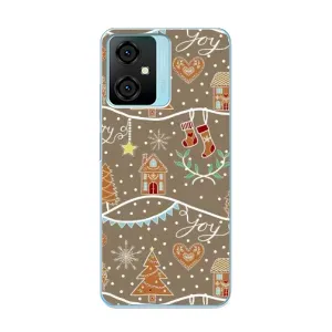 Новогодние, Праздничные Чехлы для Blackview Oscal C70 - 2024 год (Новогодние пряники)
