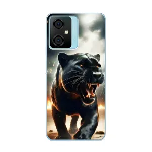 Чохол з картинкою 'Хижаки' для Blackview Oscal C70 (Чорна пантера)