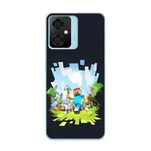 Чохол Майнкрафт на Blackview Oscal C70 (AlphaPrint) Minecraft (персонажі Minecraft)