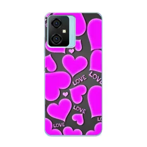 Чехлы для любимой на Блекв΄ю Оскал Ц70 (VPrint) (Pink hearts)