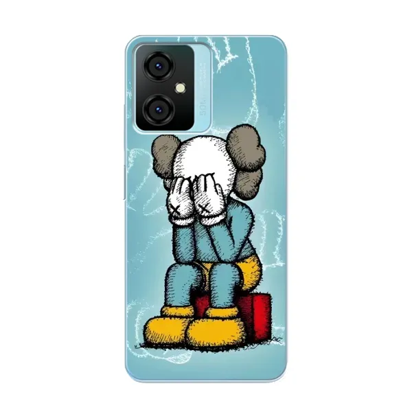 Чохол з принтом «Плач Bearbrick» для Blackview Oscal C70