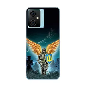 Чехлы с картинкой ЗСУ для Blackview Oscal C70 (AlphaPrint) (Солдат ЗСУ)