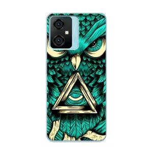Чохол з пташками на Blackview Oscal C70 (VPrint) (Сова з оком)