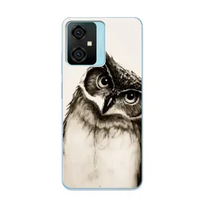 Чохол з пташками на Blackview Oscal C70 (VPrint) (Сова)