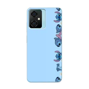 Чехол с принтом Стич на Blackview Oscal C70 (Стич фон)