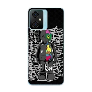 Чехлы для Blackview Oscal C70 - Bearbrick Louis Vuitton (PREMIUMPrint) (Стиль Bearbrick)