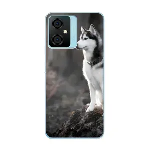 Чохол з Хаскі Blackview Oscal C70 - (AlphaPrint) (Вірний собака)