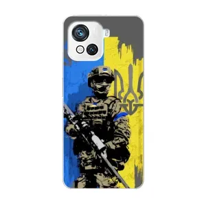 Чехлы с картинкой ЗСУ для Blackview Oscal C80 (AlphaPrint) (АРТ солдат)