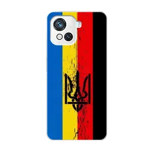 Украинские Чехлы для Blackview Oscal C80 с картинкой УПА (AlphaPrint) (Прапор УПА)