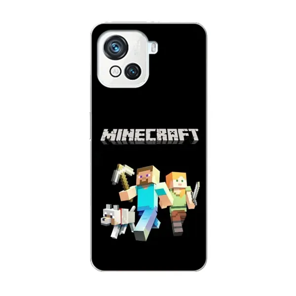 Чохол з принтом «герої Minecraft» для Blackview Oscal C80