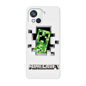 Чохол Майнкрафт на Blackview Oscal C80 (AlphaPrint) Minecraft (кріпер Майнкрафт)
