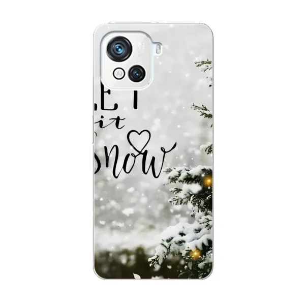 Чохол з принтом «Let it snow» для Blackview Oscal C80