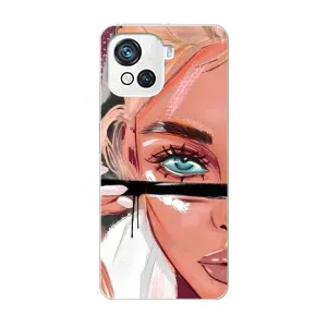 Чехол с печатью для Blackview Oscal C80 - (Мода) (AlphaPrint)