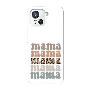 Чехлы для мамы на Blackview Oscal C80 (Текстовый коллаж мама)