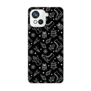 Новорічні, Святкові Чохли для Blackview Oscal C80 - 2024 год (Новорічний фон)