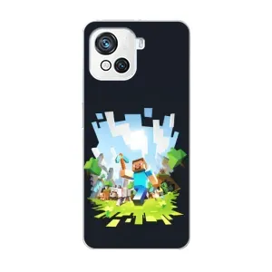 Чохол Майнкрафт на Blackview Oscal C80 (AlphaPrint) Minecraft (персонажі Minecraft)