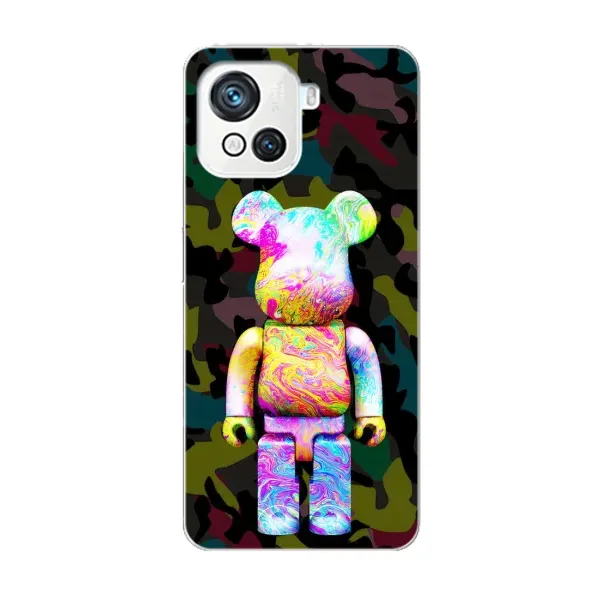 Чехол с принтом «Яркий Bearbrick» для Blackview Oscal C80