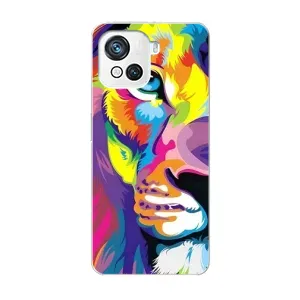 Чехол со Львом для Blackview Oscal C80 (VPrint) (Яркий Лев)