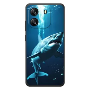 Чохол з картинкою 'Хижаки' для Blackview Oscal Flat 1C (Акула під водою)
