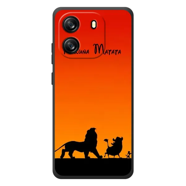 Чехол с принтом «Акуна Матата закат» для Blackview Oscal Flat 1C