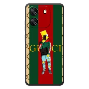 Брендновые Чехлы для Blackview Oscal Flat 1C - (PREMIUMPrint) (Барт ГУЧЧИ)