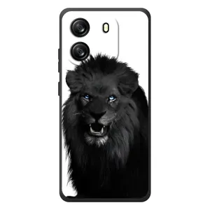 Чохли з картинкою животних Blackview Oscal Flat 1C (Чорний ЛЕВ)