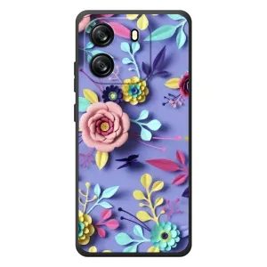 Чохли з квітами для Blackview Oscal Flat 1C (VPrint) (Дизайн квітів)