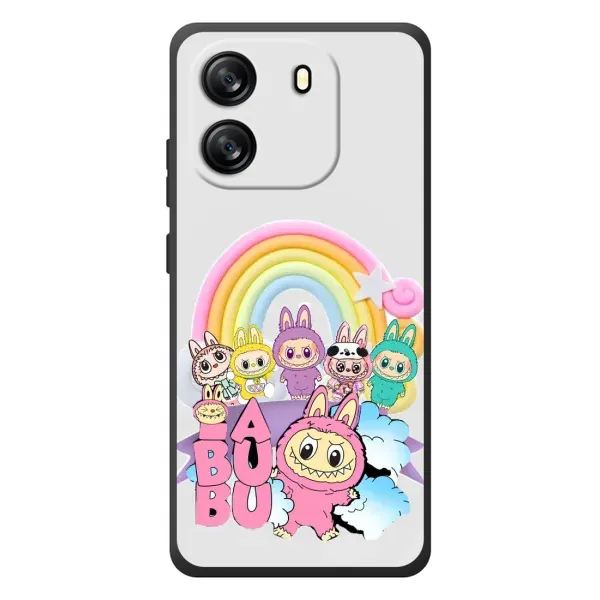 Чехол с принтом «Фон Лабубу» для Blackview Oscal Flat 1C Чехол с принтом «Фон Лабубу» для Blackview Oscal Flat 1C