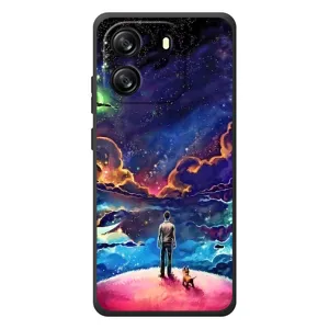 Космические Чехлы для oughlin Oscal Flat 1С (VPrint) (Галактический вид)
