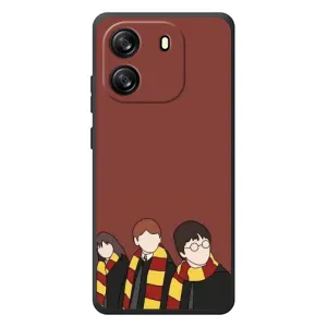 Чехлы с Гарри Поттером для Blackview Oscal Flat 1C (AlphaPrint) (Гарри с друзьями)