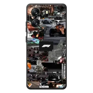 Чохол Формула1 на Blackview Oscal Flat 1C (Гоночний колаж Ф1)