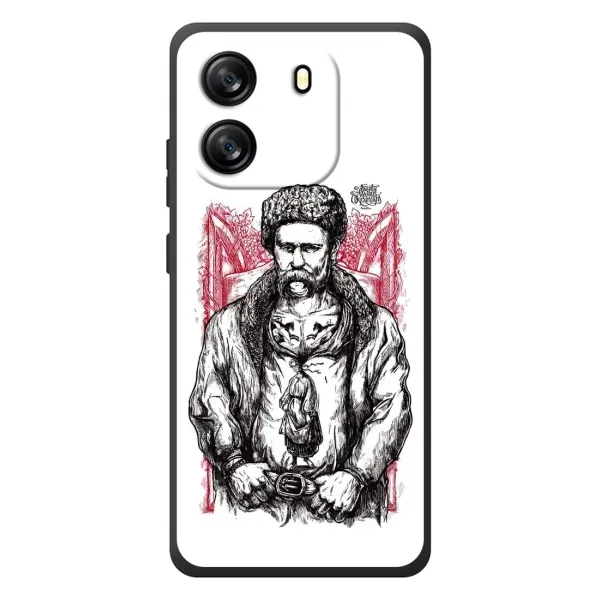 Чехол с принтом «Козак Шевченко» для Blackview Oscal Flat 1C Чехол с принтом «Козак Шевченко» для Blackview Oscal Flat 1C