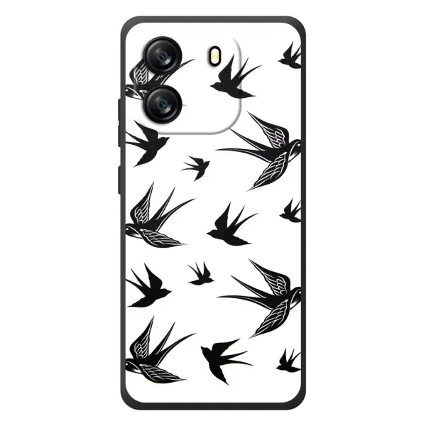 Чехол с принтом «Ласточки» для Blackview Oscal Flat 1C
