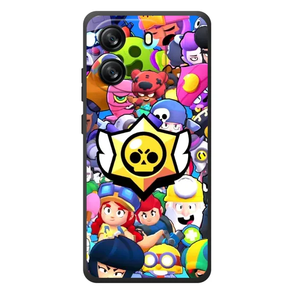 Чехол с принтом «Лого Brawl Stars» для Blackview Oscal Flat 1C Чехол с принтом «Лого Brawl Stars» для Blackview Oscal Flat 1C