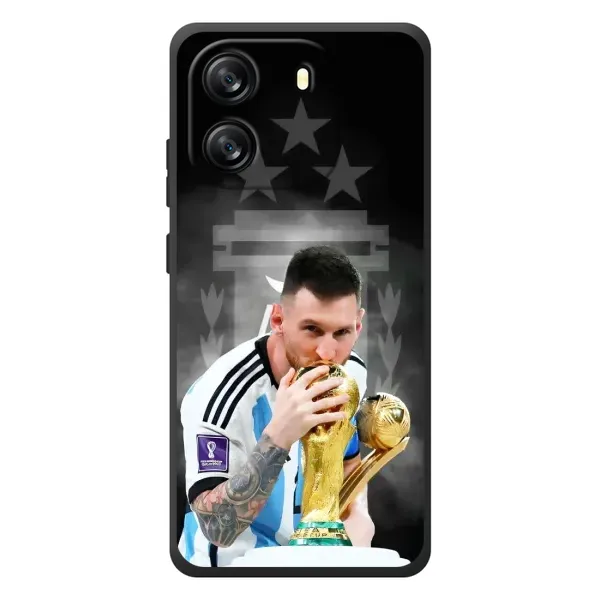 Чехол с принтом «Месси Чемпион» для Blackview Oscal Flat 1C