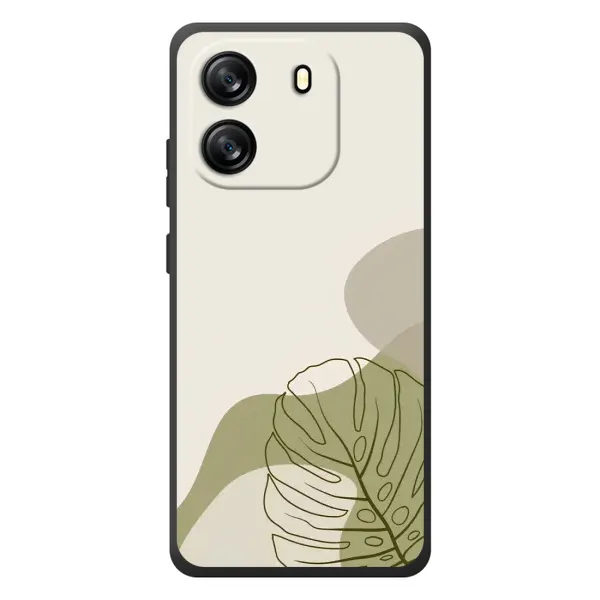 Чехол с принтом «Зеленая монстера дизайн» для Blackview Oscal Flat 1C Чехол с принтом «Зеленая монстера дизайн» для Blackview Oscal Flat 1C