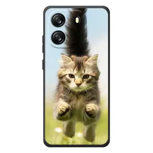 Чохли з Котиками для Blackview Oscal Flat 1C (VPrint) (Прижок кота)