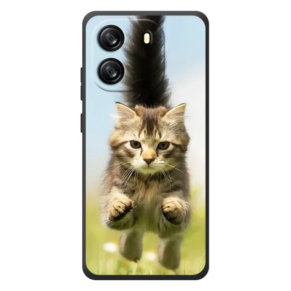 Чехол с принтом «Прыжок кота» для Blackview Oscal Flat 1C Чехол с принтом «Прыжок кота» для Blackview Oscal Flat 1C