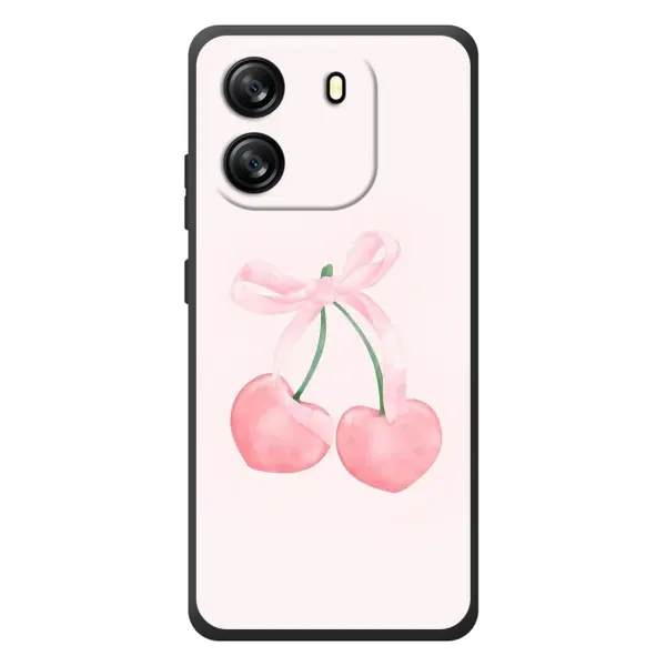 Чехол с принтом «Розовые вишни» для Blackview Oscal Flat 1C