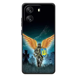 Чехлы с картинкой ЗСУ для Blackview Oscal Flat 1C (AlphaPrint) (Солдат ЗСУ)